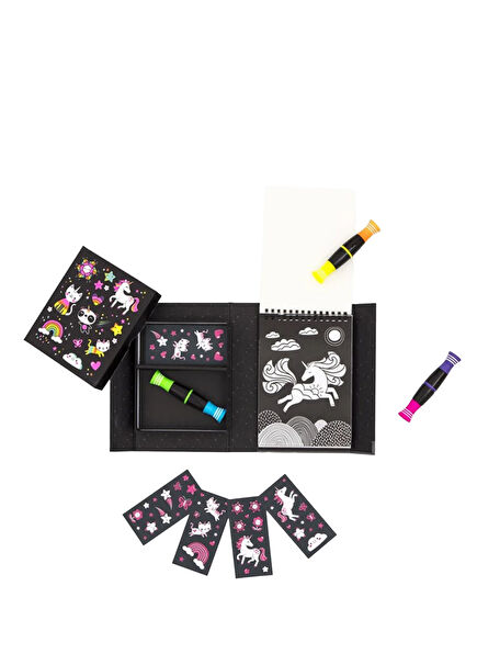 Unicorns and Friends Neon Boyama Seti 