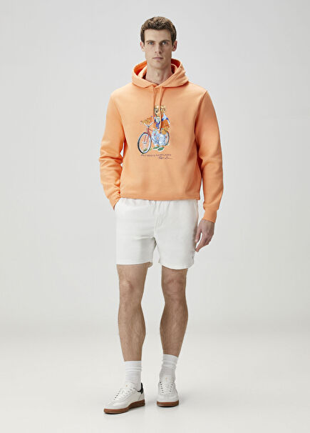 White Waist Corded Bermuda
