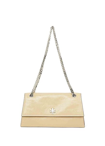 Turnlock Beige Women's Leather Bag