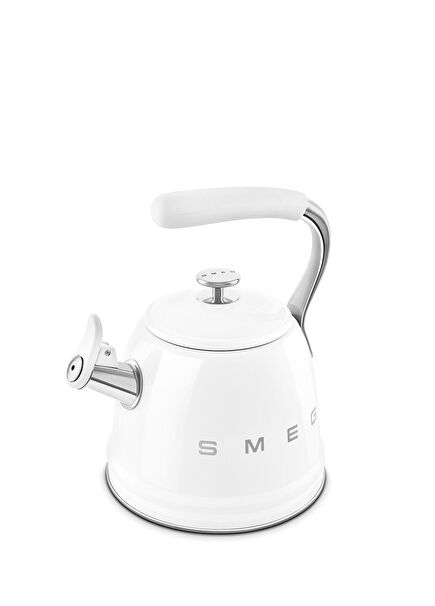 50s Style White Teapot