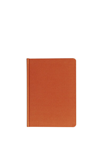 Coral Sert Kapak Çizgili Defter 