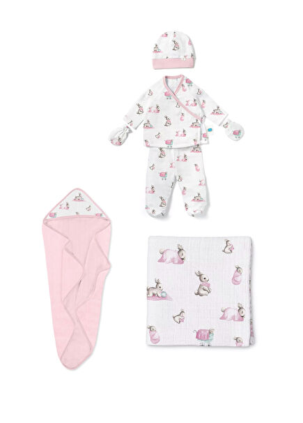 Baby Bunny Pink Newborn Hospital Set
