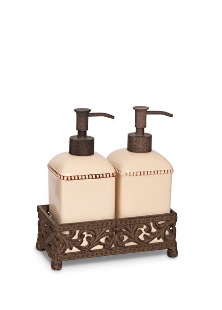 Ceramic 2-Piece Soap Dish Set