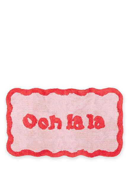 Ooh La La Colored Cotton Bath Mat 60 x 100 cm