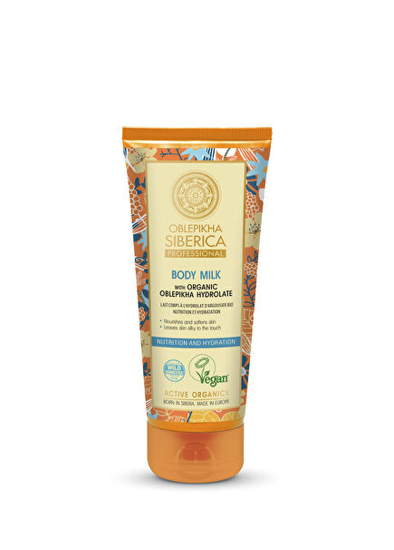  Oblepikha Özlü Hafif Dokulu ve Nemlendirici Vücut Sütü 200 ml