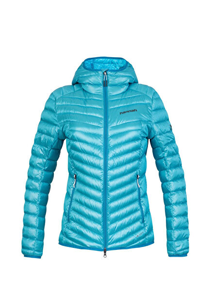 Ary Blue Atoll Stripe Kapüşonlu Kadın Outdoor Mont