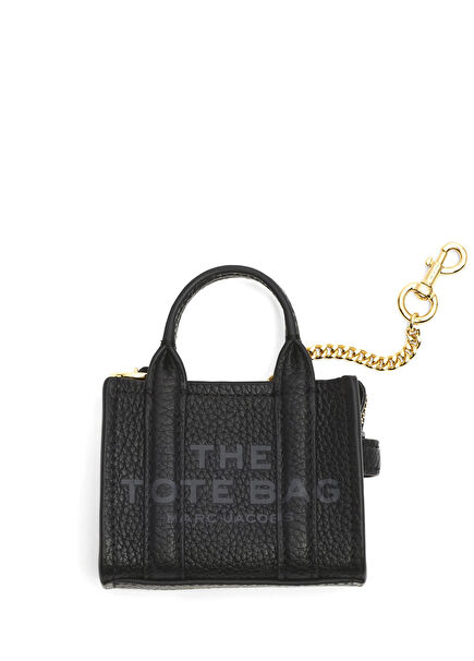 The Nano Tote Siyah Kadın Deri Çanta Aksesuarı