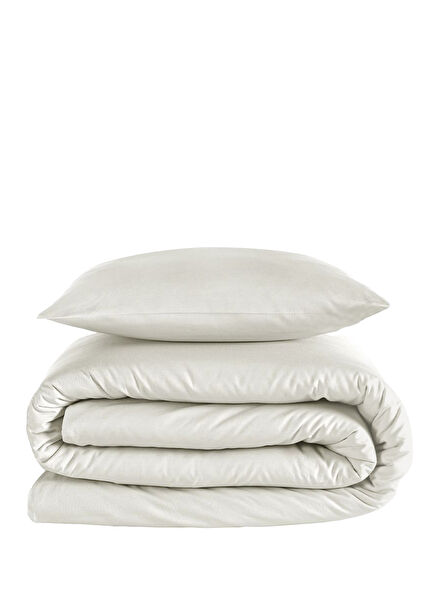 Soho Beige Cotton Percal Single Duvet Cover Set 160 x 220 cm