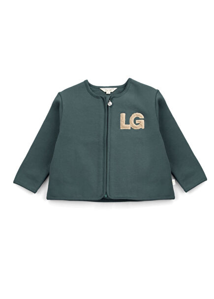 Green Organic Cotton Unisex Baby Jacket