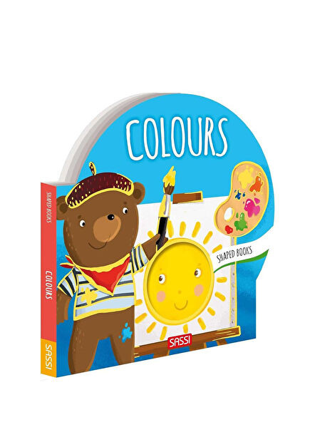 Colours - Shaped Board Book Children's Foreign Language Book
