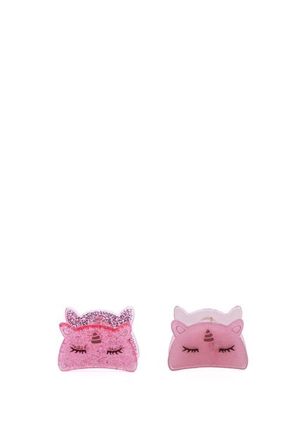 Unicorn Pink Girl's 2-Piece Clasp