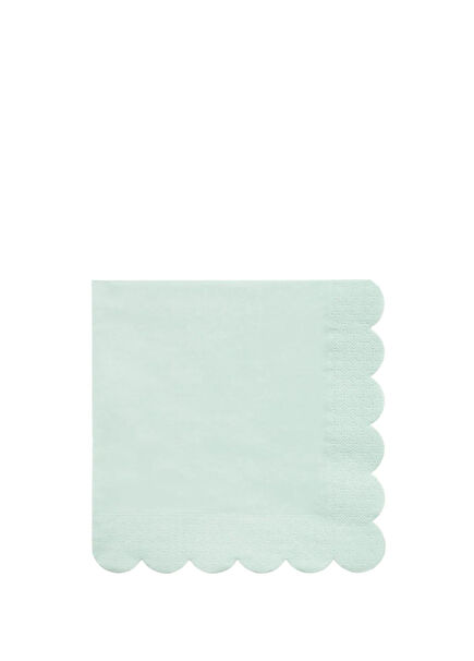 Meri Meri - Pale Mint Large Napkin - Pale Mint Green Napkins - 20li