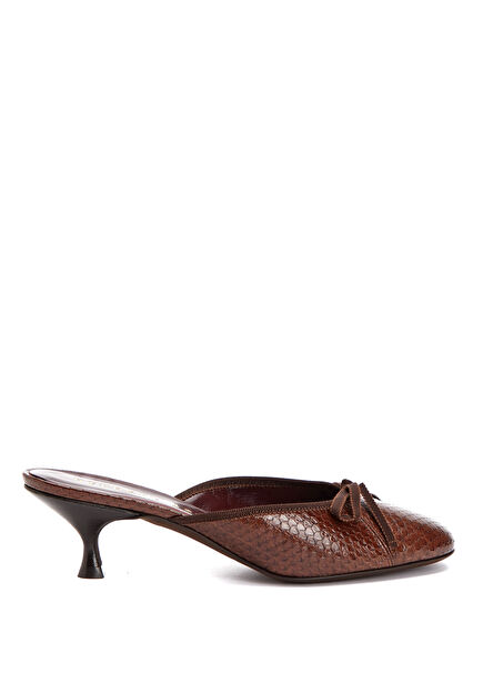 24/7 Tan Women's Leather Slippers