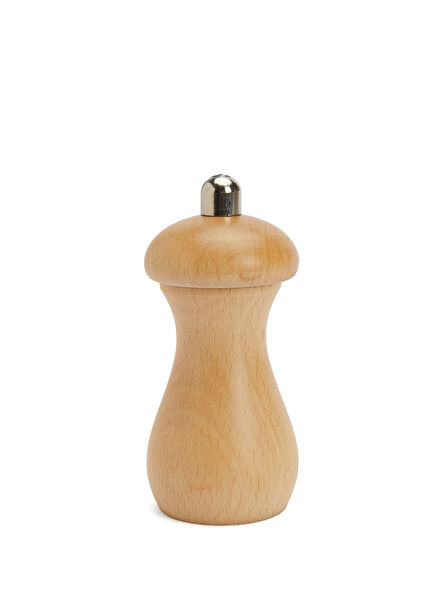 Liverno Brown Wood Pepper Shaker