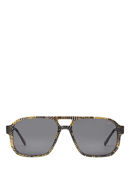 SITDSTS 57 BYWSK Kahverengi Metal Kadın Güneş Gözlüğü