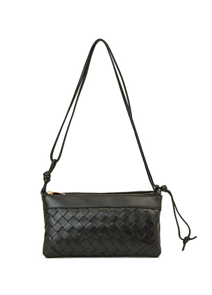 Black Women's Leather Clutch