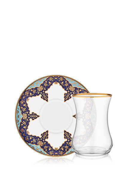 Berguzar 6 Person Glass Tea Set