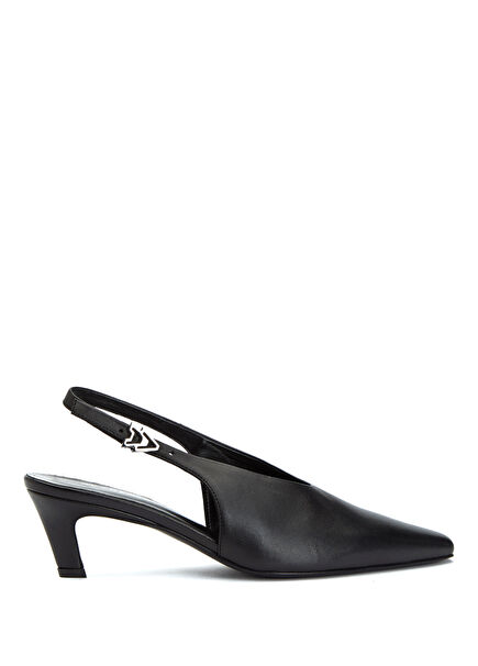 New Essential Black Leather Heels