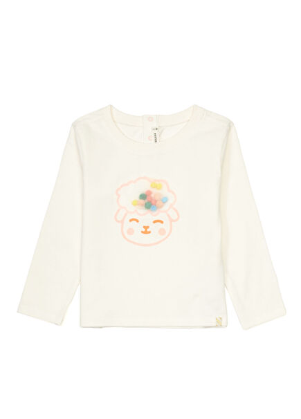 Bej Kız Çocuk T-shirt