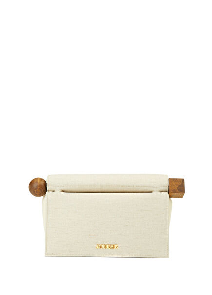 La Rond Carre Ekru Kadın Keten El Portföyü