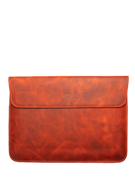 MacBook Air Pro 16" Amber Leather Laptop Sleeve