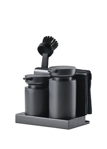 Black Exterior 5 Piece Dishwashing Kit