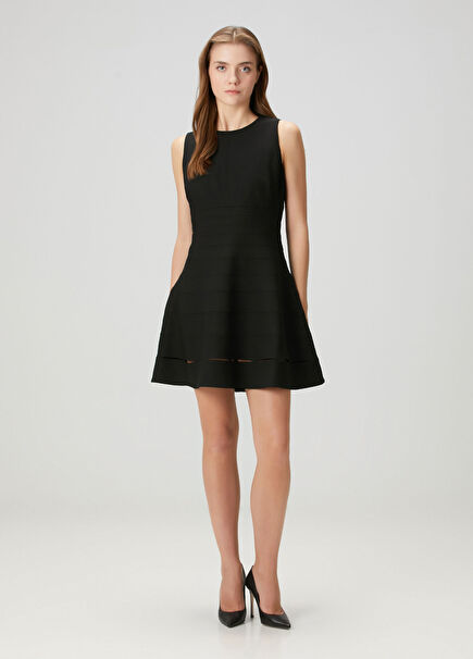 Rosemary Black Mini Cocktail Dress