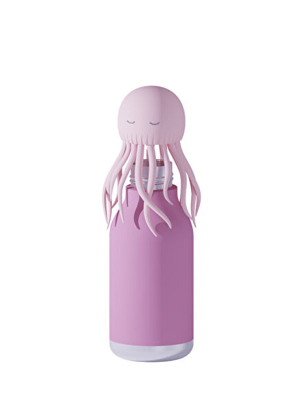 Bestie JellyFish Bottle Pink Unisex Kids Thermos