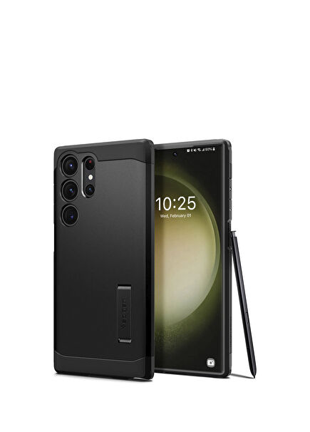 Galaxy S23 Ultra Spigen Tough Armor Black Kılıf