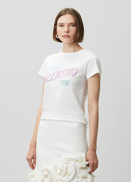 Beyaz Yün T-shirt