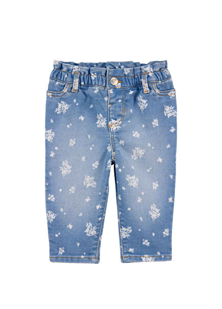 Mavi Kız Bebek Denim Pantolon