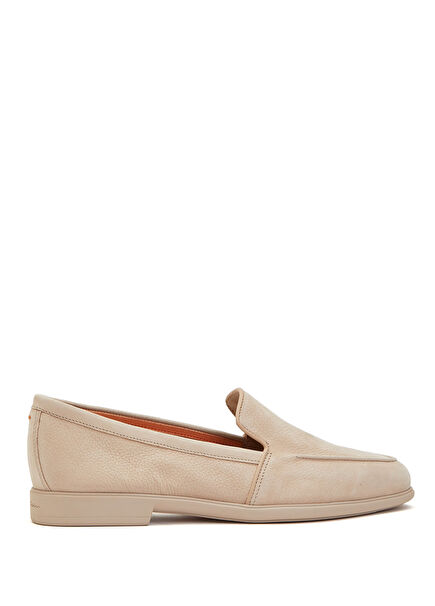 Malibu Açık Pembe Kadın Deri Loafer