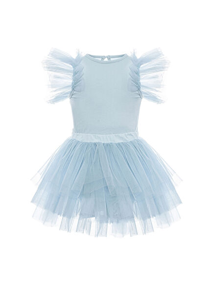 Mavi Body & Tütü Etek Kız Çocuk 2'li Set