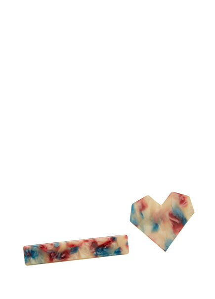 Ekru 2li Kız Çocuk Toka