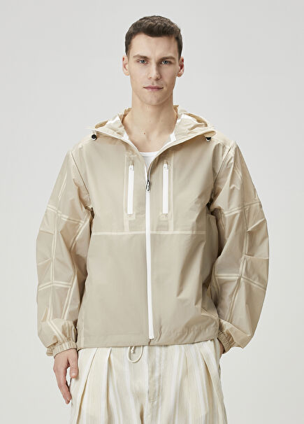 Sand Hooded Coat