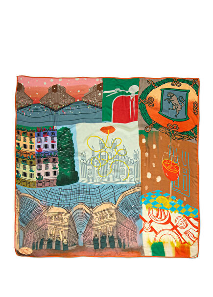 Milano Desenli Modal Kadın Şal