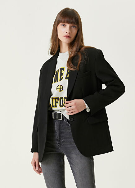 Siyah Yün Blazer