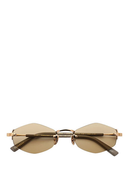 Lunar Gold Olive Metal Women's Sunglasses