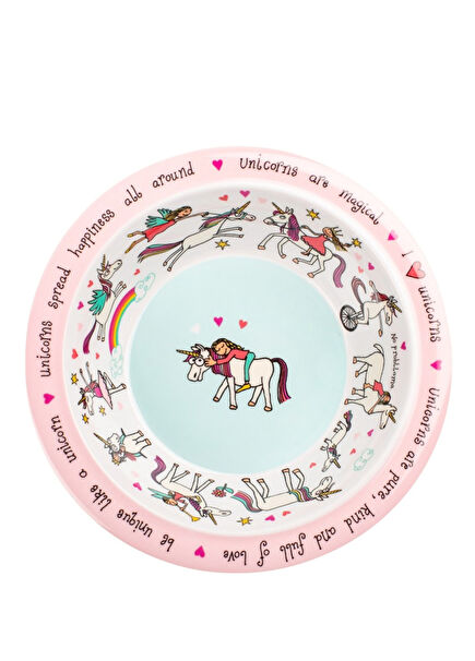 Unicorn Melamin Çocuk Mama Kasesi
