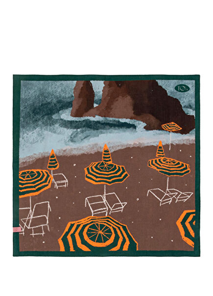 Positano Pamuklu Kadın Fular ve Bandana