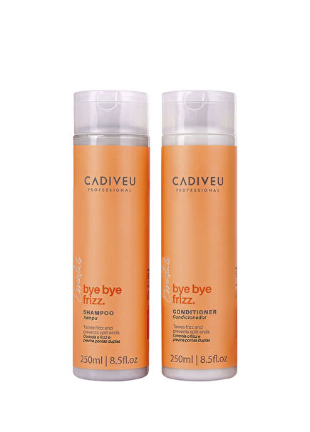 Essentials Bye Bye Frizz Homecare Shampoo 250 ml + Bye Bye Frizz Care Cream 250 ml Hair Care Set