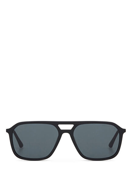 CR 80096 C4 Mat Siyah Asetat Erkek Güneş Gözlüğü