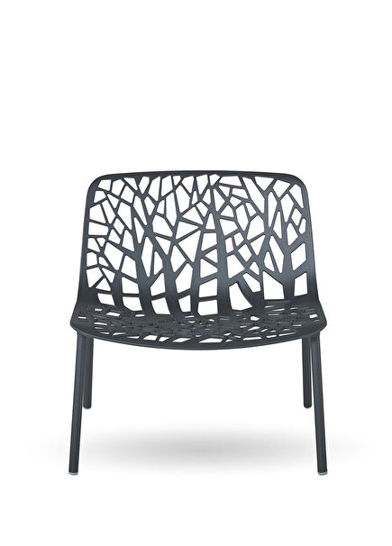 Forest Dark Blue Lounge Aluminum Chair