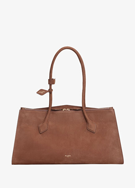 Le Teckel Tote Taba Kadın Süet Çanta