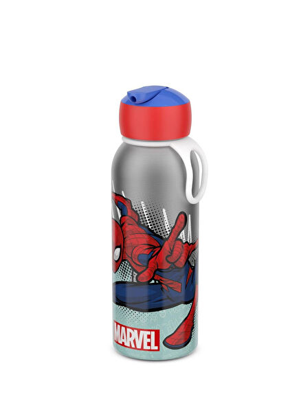 Spiderman Campus Flip Up Çelik Yalıtımlı Çocuk Suluk Matara 350 ml