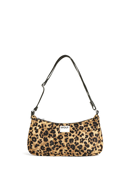 Feline Leopar Desenli Kadın Çanta