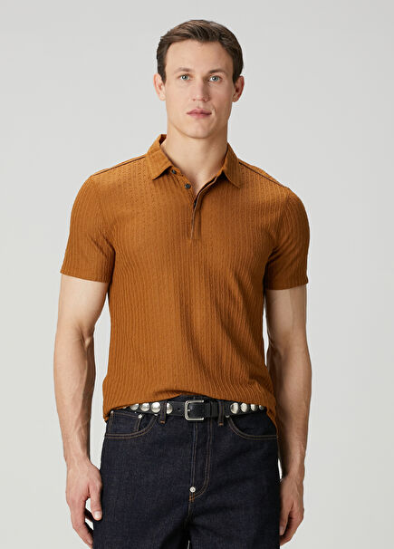 Regular Fit Taba Polo Triko