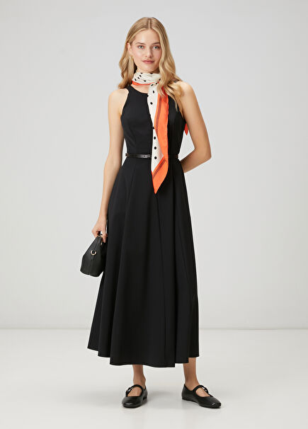 Siyah Uzun Abiye Elbise