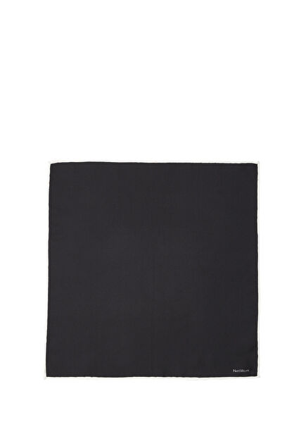 Siyah Erkek İpek Mendil