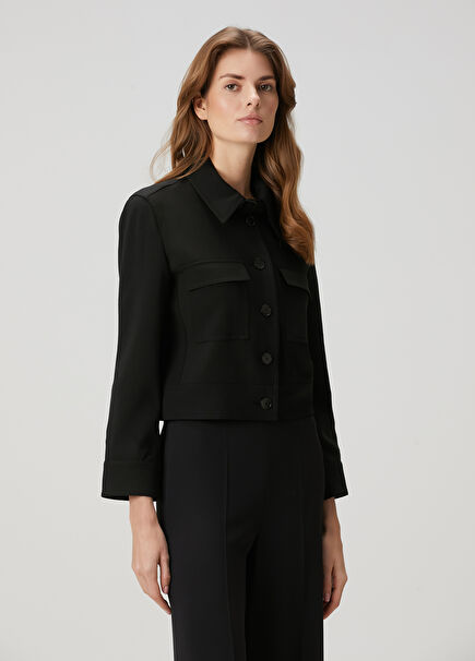 Mistral Siyah Twill Ceket